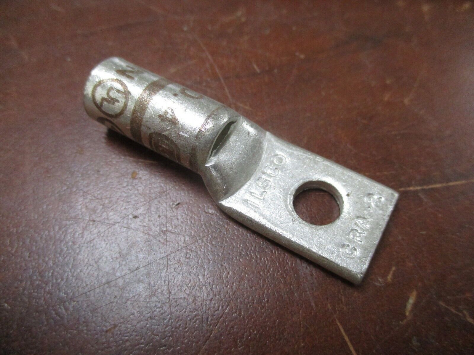 Ilsco Crimp Lug CRA-2 Brown Die No. 4 1-Hole *Lot of 18* *No Box* New Surplus