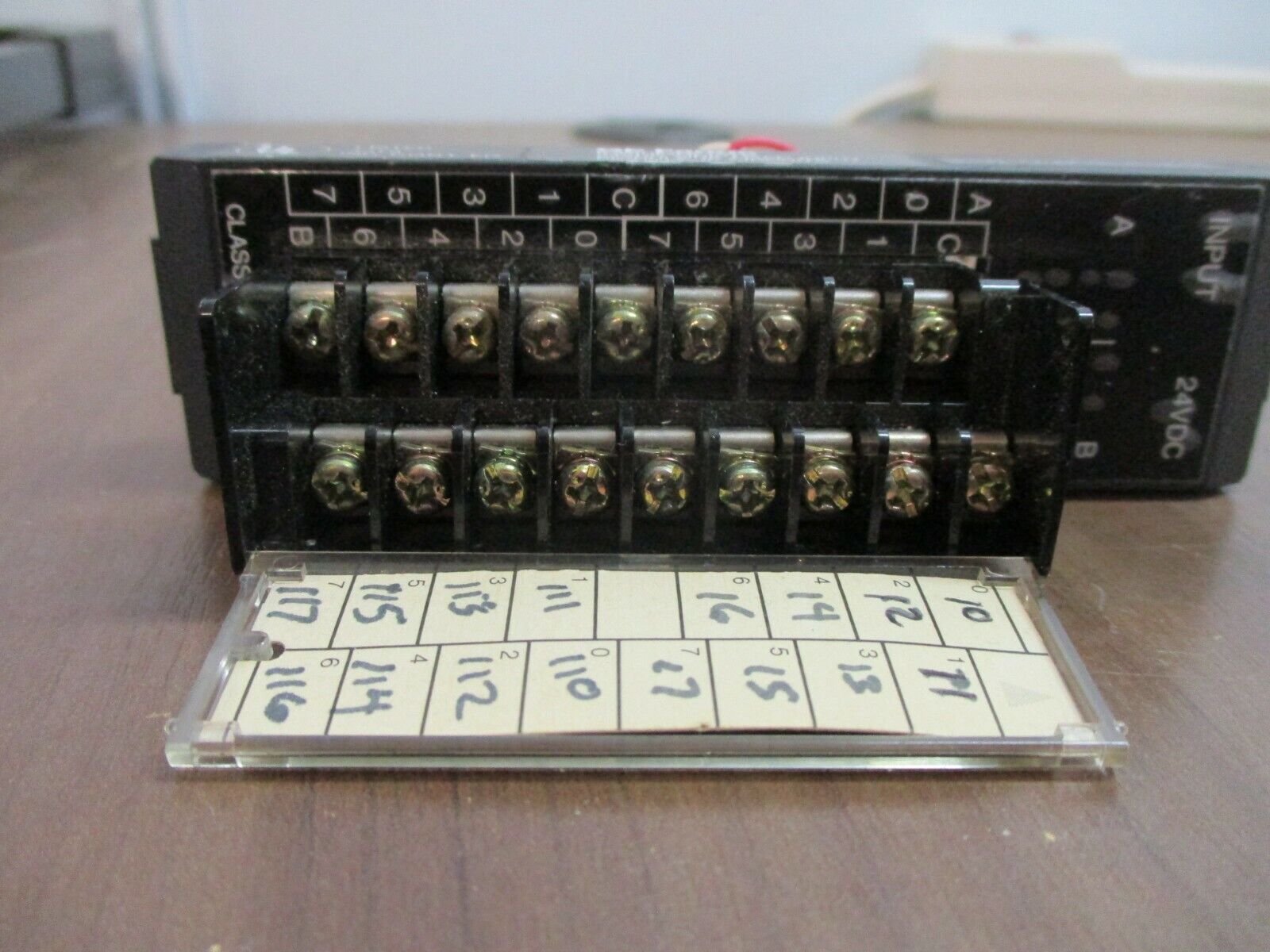 GE Fanuc Sink Load Input Module IC610MDL107B 24VDC 16-Circuit Used