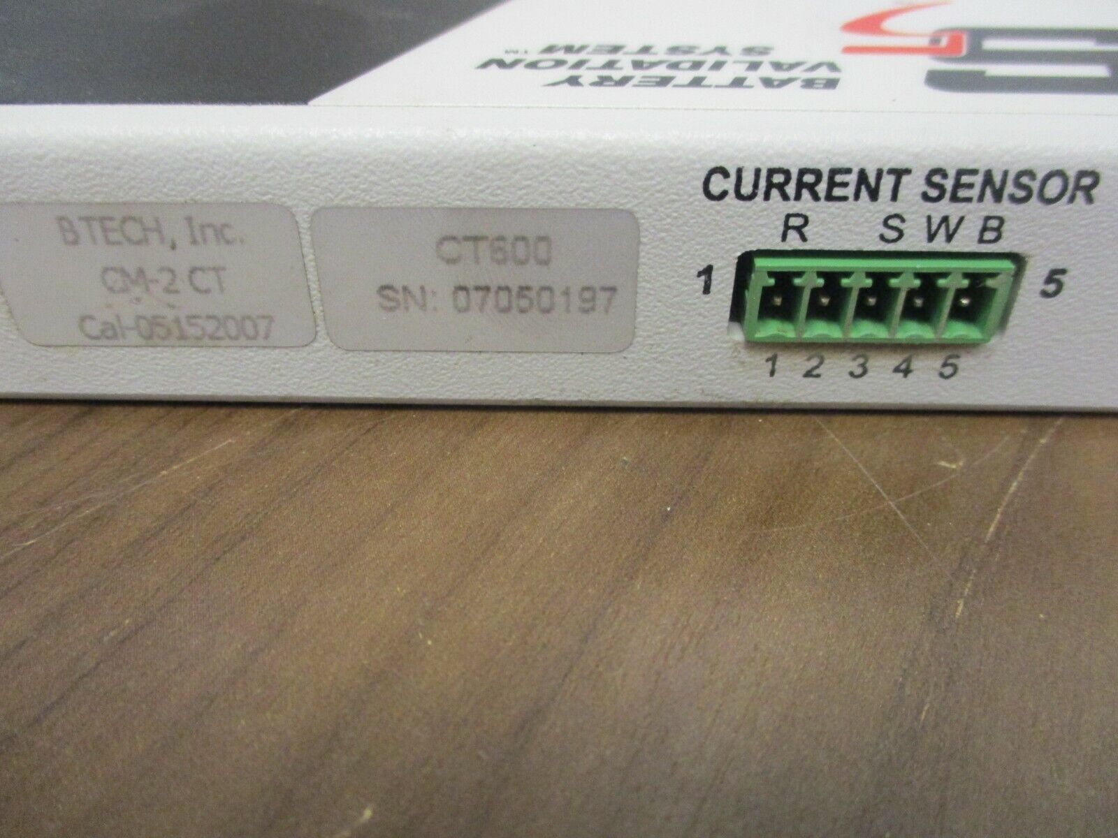 BTech S5 Battery Validation System CM-2 Used