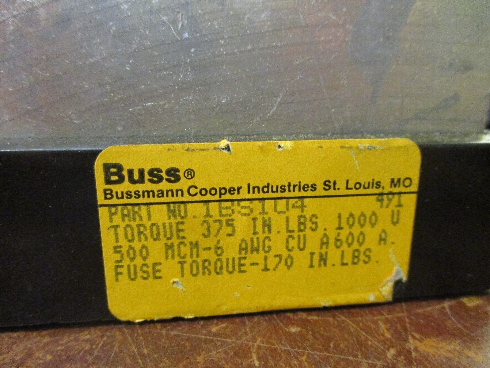 Buss Semitron Fuse w/Fuseholder SPP-4F400/1BS104 Fuse: 400A, 700V