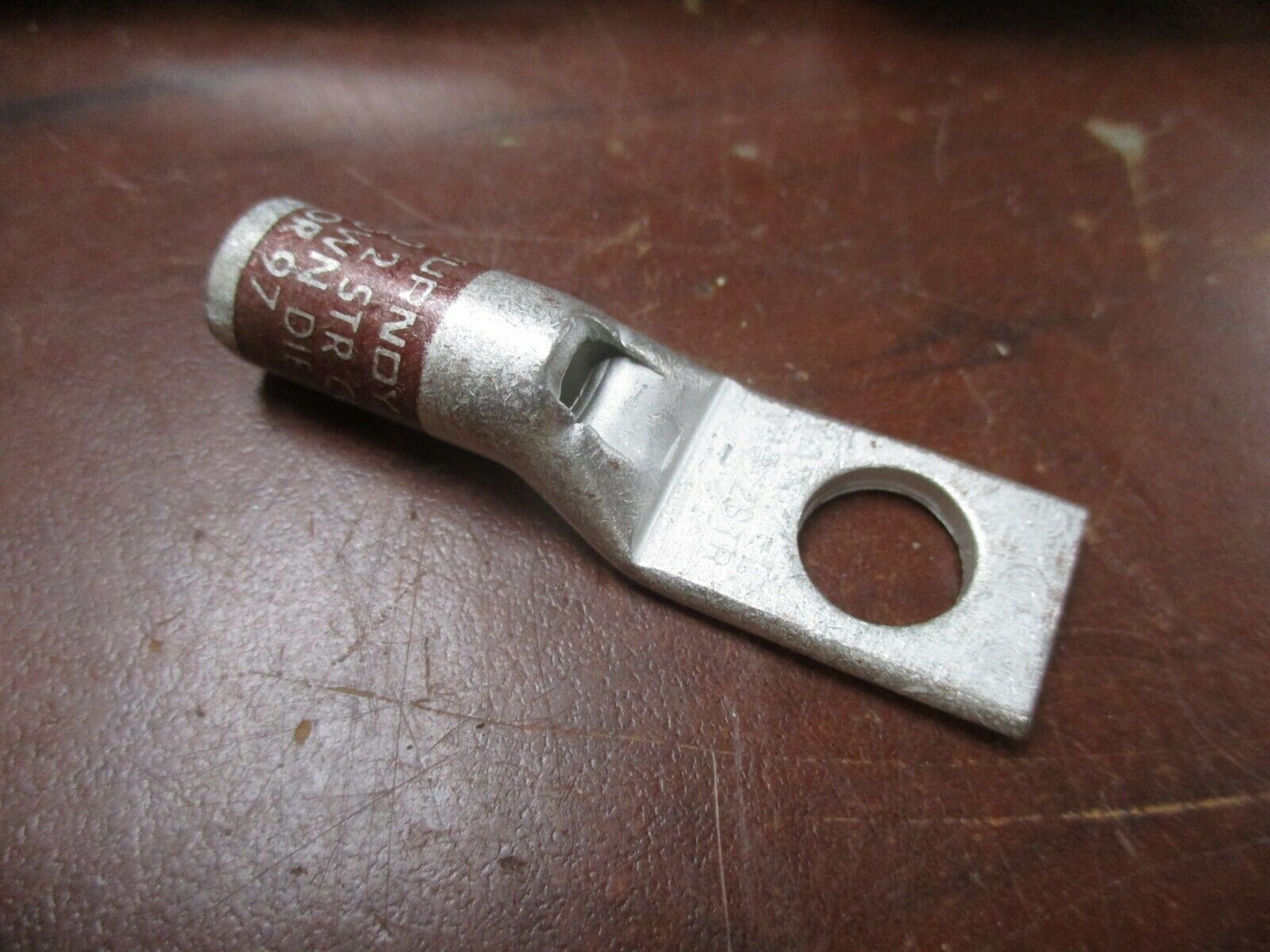 Burndy Crimp Lug YA-L 2STR 1-Hole *Lot of 19* *No Box* New Surplus