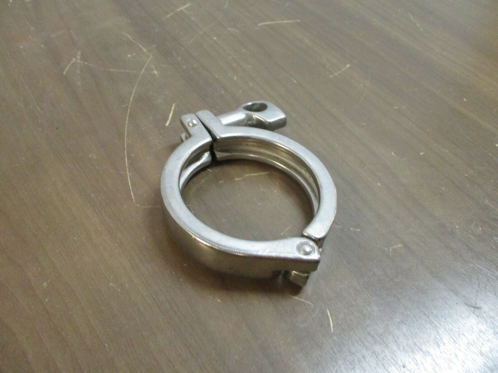 Misc. Brand Stainless Steel Sanitary Clamp Size: 2-3/4" Used