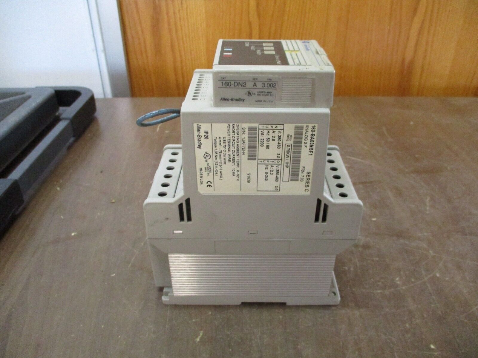 Allen-Bradley Speed Controller 160-BA03NSF1 Ser. C FRN: 7.03 Analog S.F. 1HP 3Ph