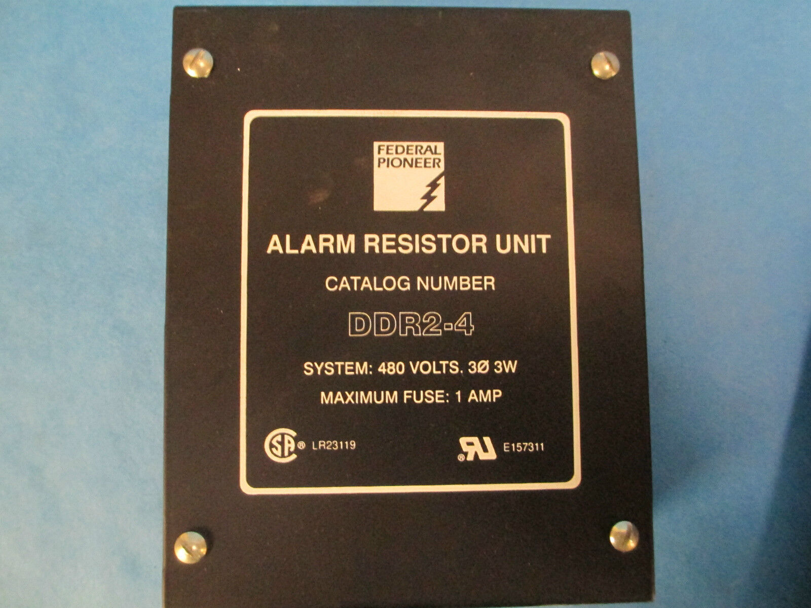 Federal Pioneer Ground Alarm Relay GAOO-MKII With DDR2-4 Used