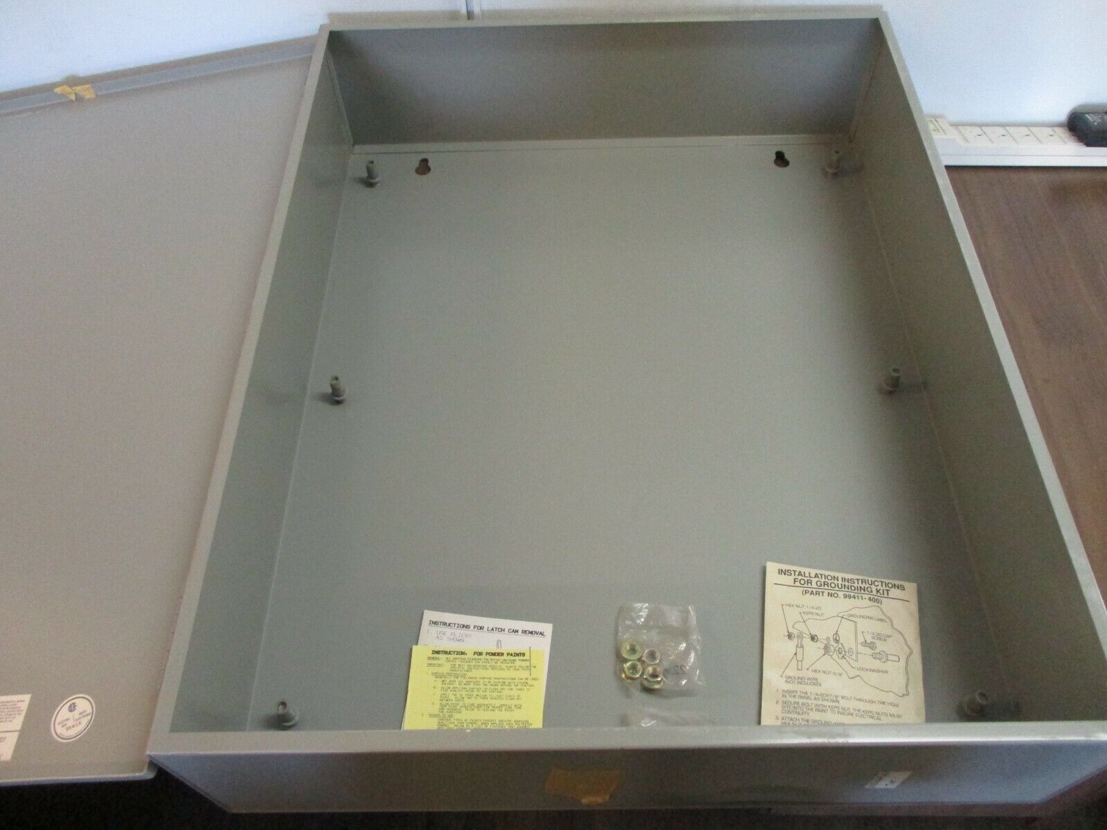 Hoffman Type 1 Enclosure A-30N24ALP Size: 30x24x6.62" *Some Shelf Wear*