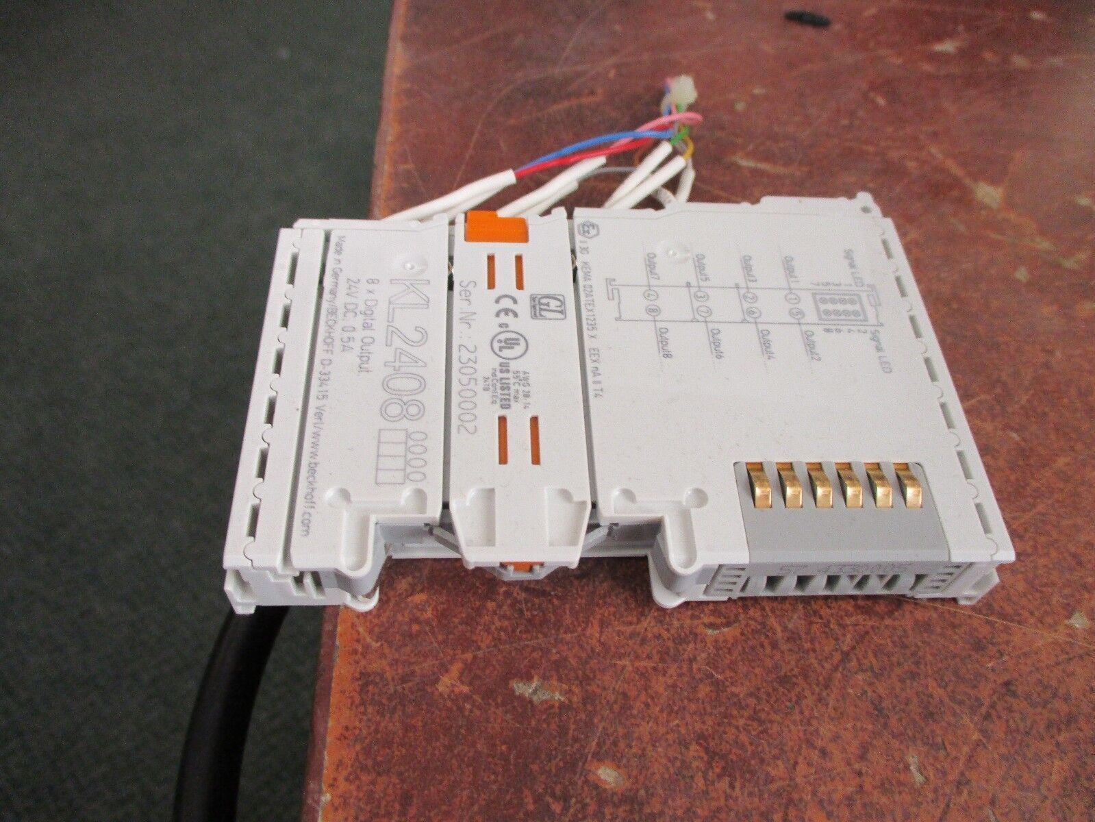 Beckhoff 8x Digital Output Module KL2408 24V DC 0.5A Used