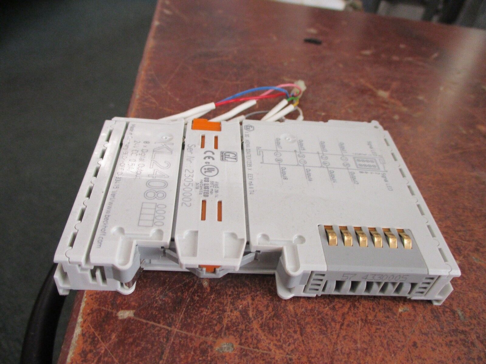 Beckhoff 8x Digital Output Module KL2408 24V DC 0.5A Used