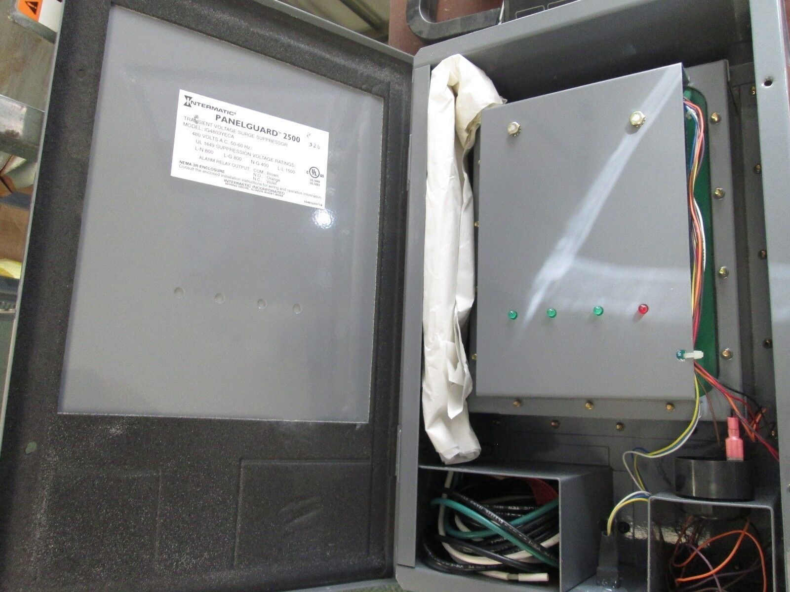 Intermatic Panelguard 2500 IG4803YECA 480V New Surplus - No Cover Screws