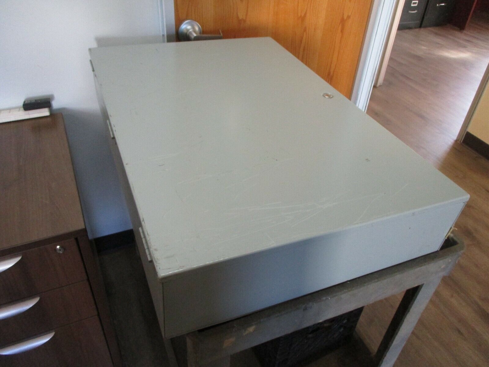 Hoffman Type 1 Enclosure A36N24ALP Size: 36x24x6.62" *Scratch On Front*