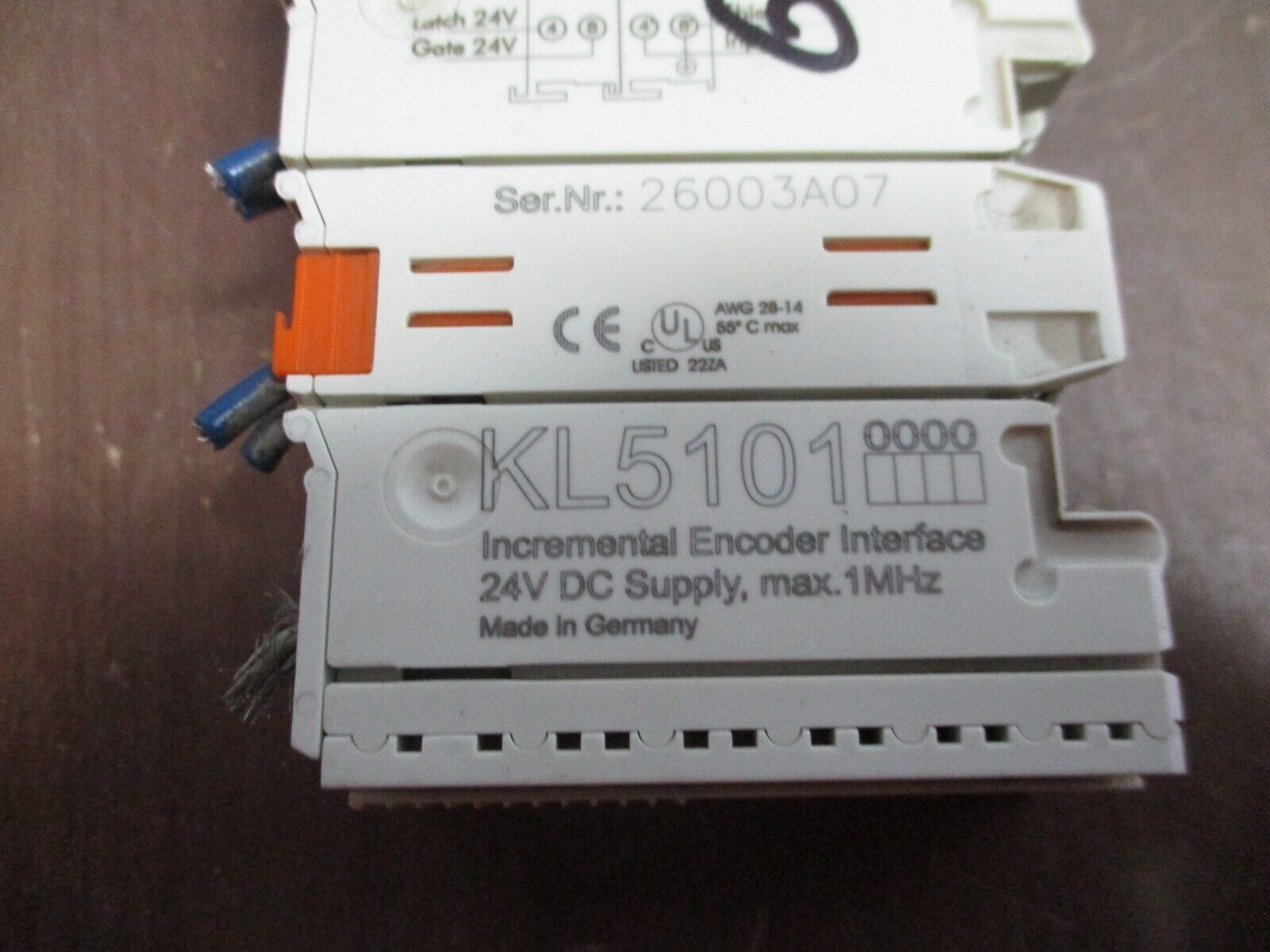 Beckhoff Incremental Encoder Interface Module KL5101 24VDC 1MHz Used