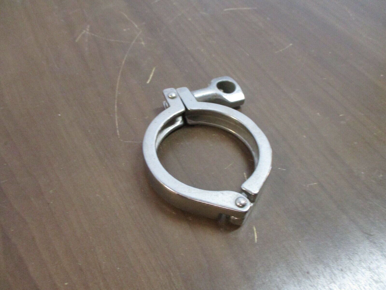 Misc. Brand Stainless Steel Sanitary Clamp Size: 3" Used
