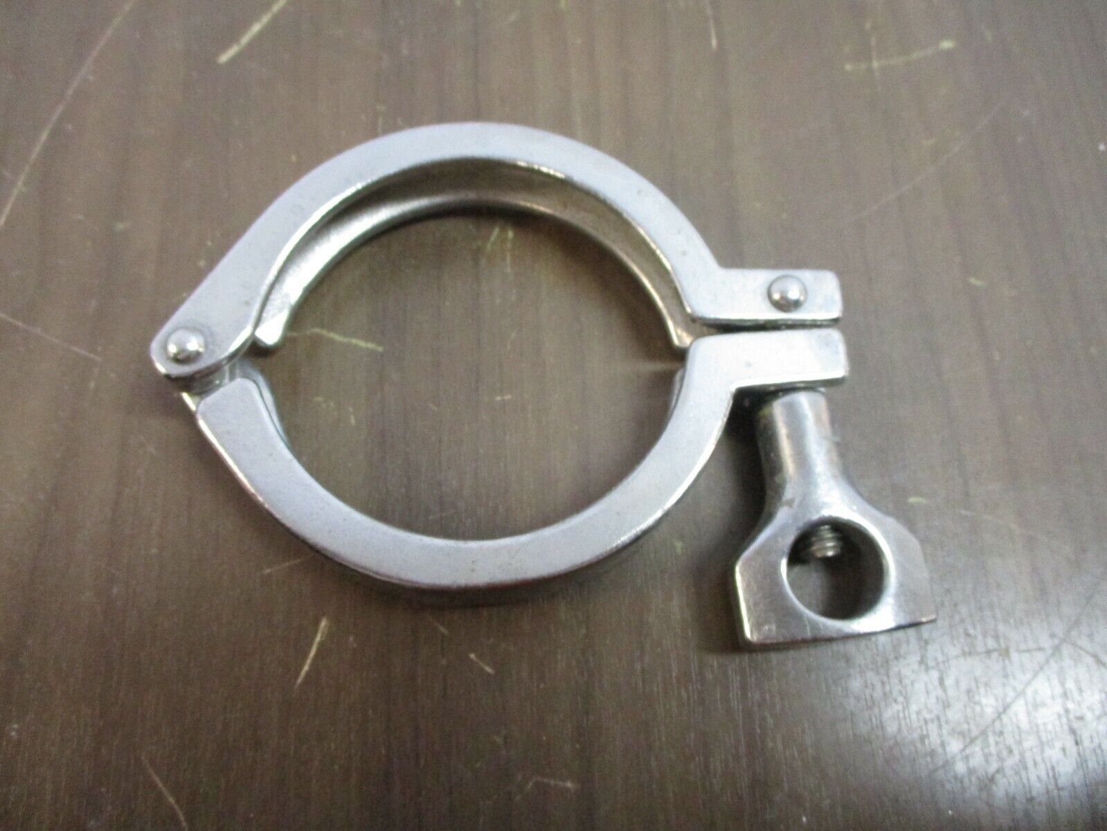 Misc. Brand Stainless Steel Sanitary Clamp Size: 3" Used
