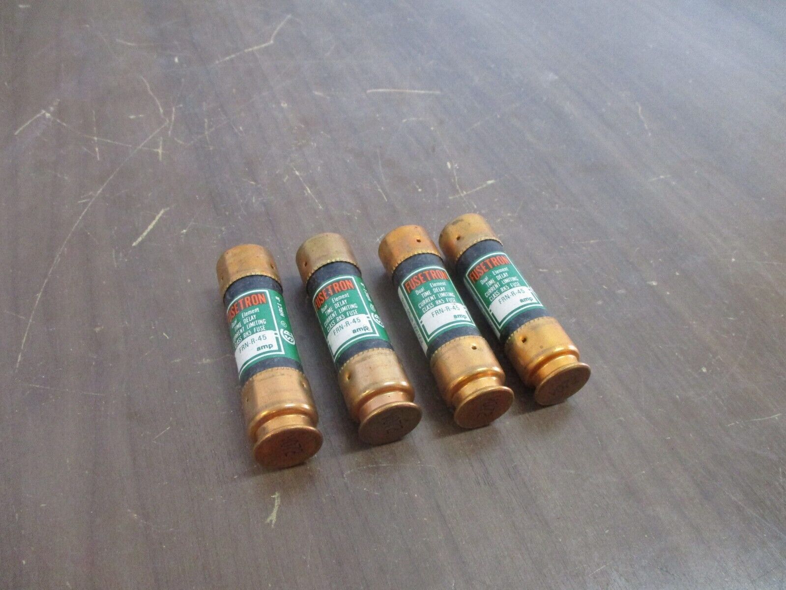 Bussmann Fusetron Fuse FRN-R-45 45A 250V *Lot of 4* Used