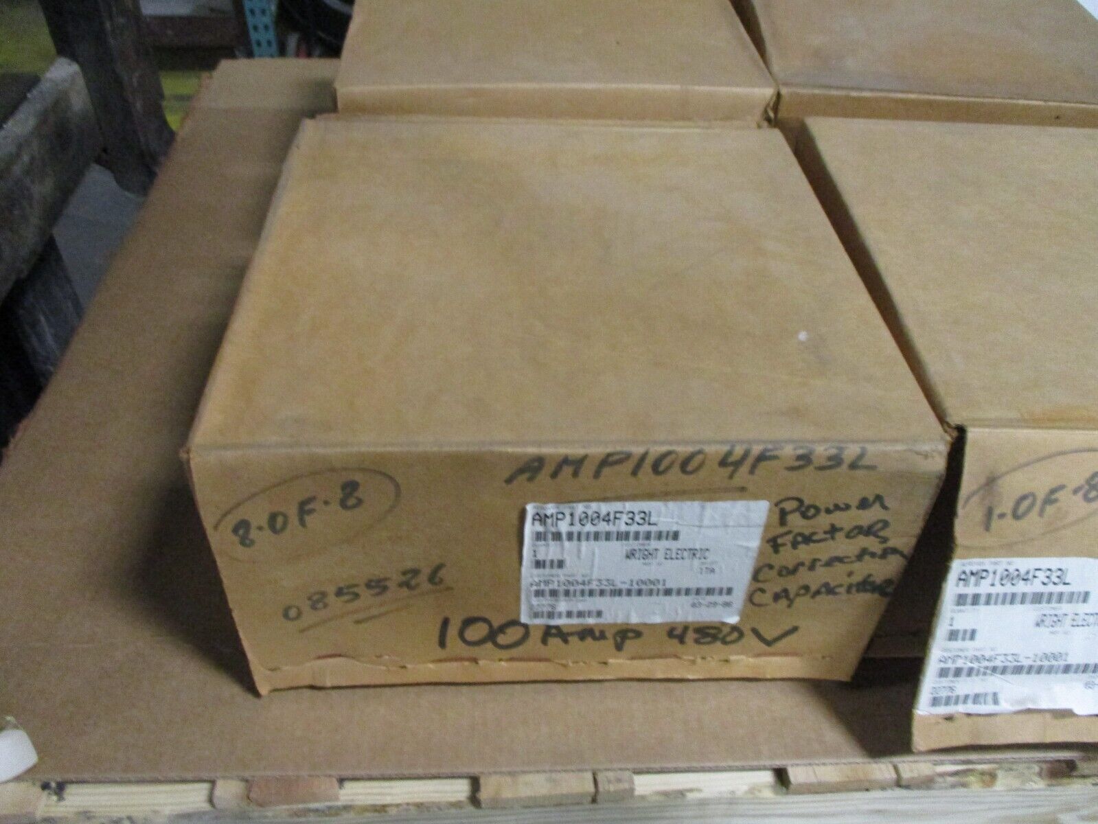 Aerovox Power Correction Capacitor AMP1004F33L 4KVAR 480V 3Ph New Surplus