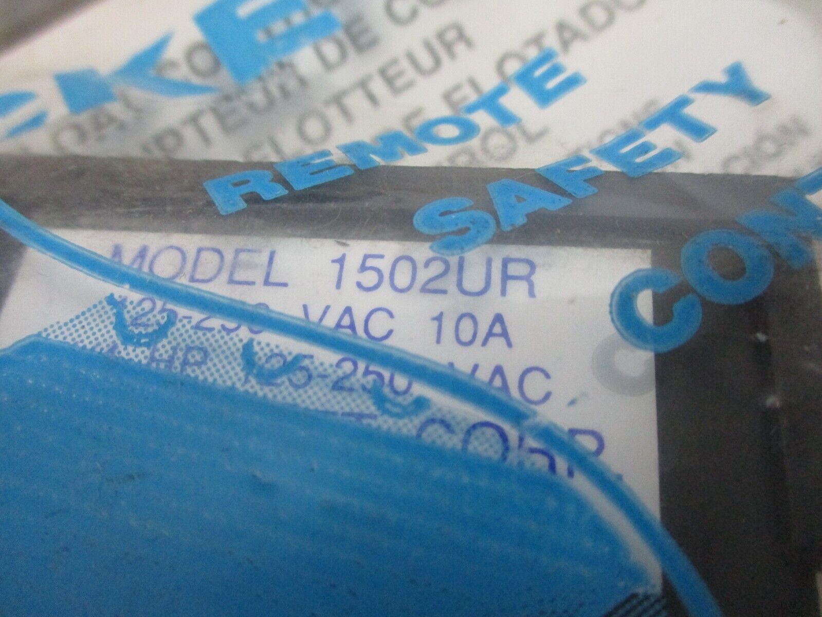 Beckett Remote Safety Control 1502UR 125-250V 10A *Lot of 2* New Surplus