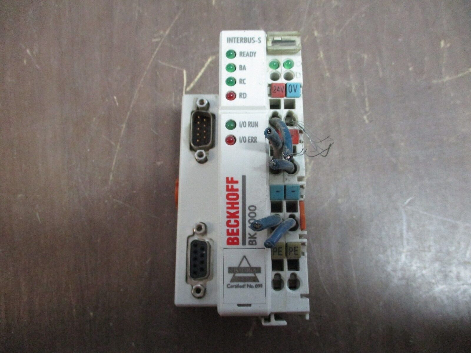 Beckhoff InterBus-S Coupler BK4000 24V 500kBaud Used