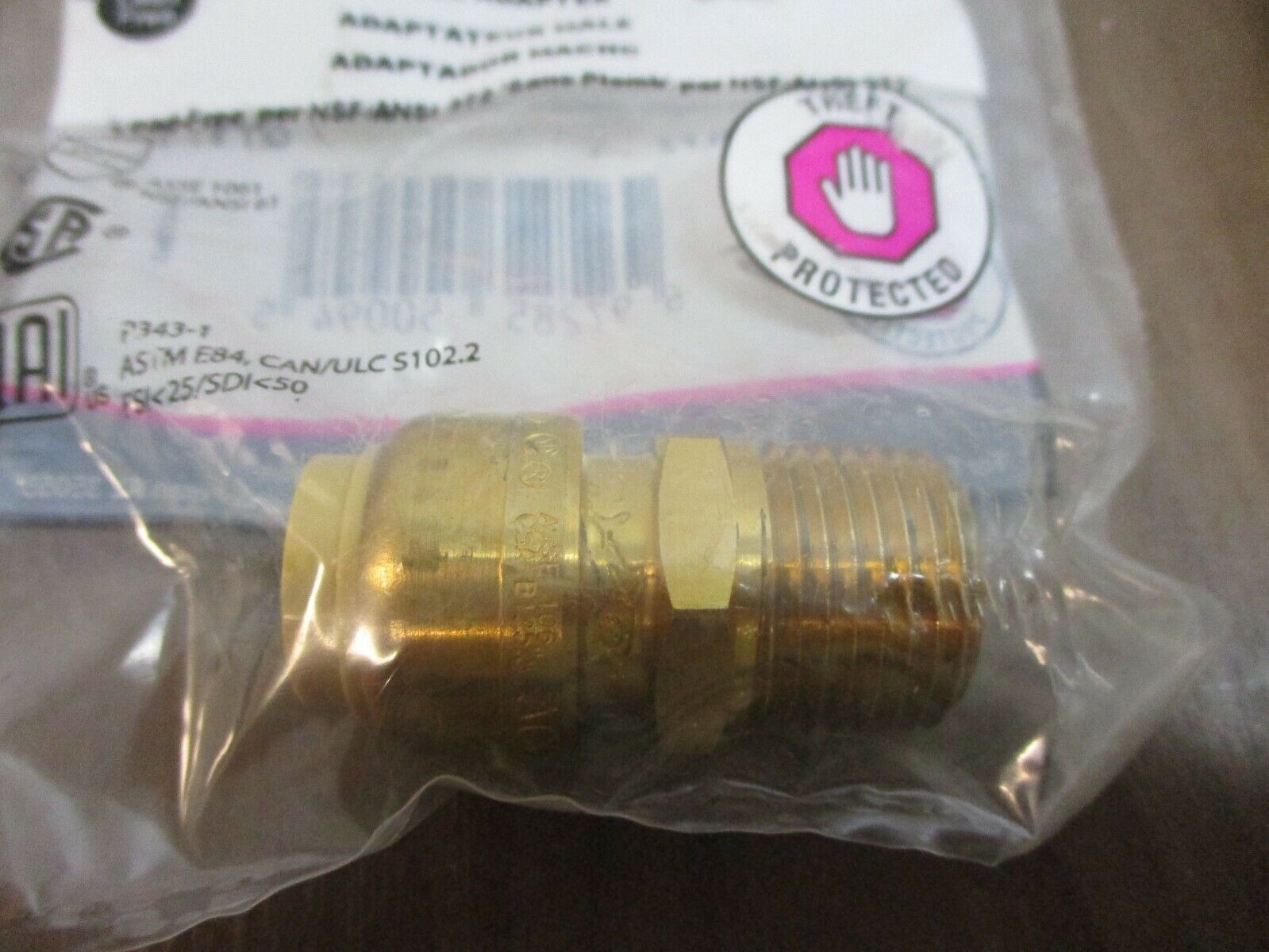SharkBite Push-to-Connect Fitting U120LFW 1/2"x1/2" MNPT *Lot of 2* New Surplus