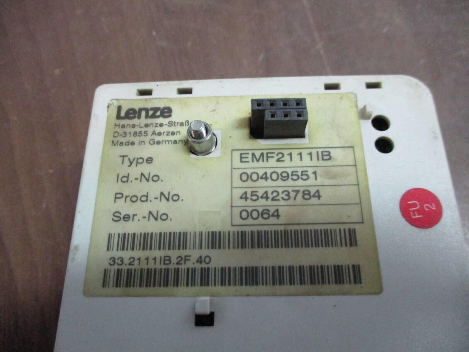Lenze Interbus-S Module EMF2111IB Used