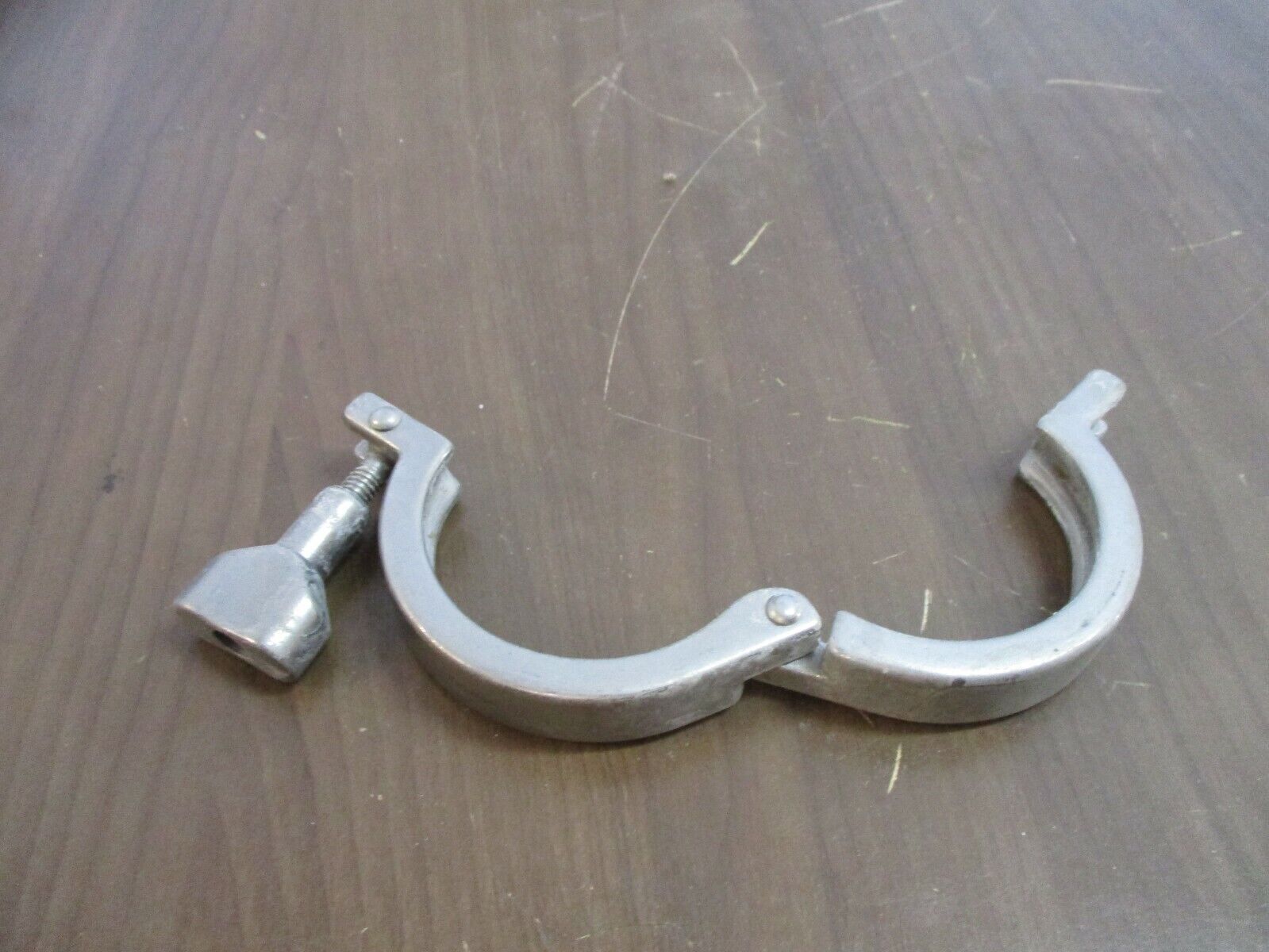 Misc. Brand Stainless Steel Sanitary Clamp Size: 3" Used