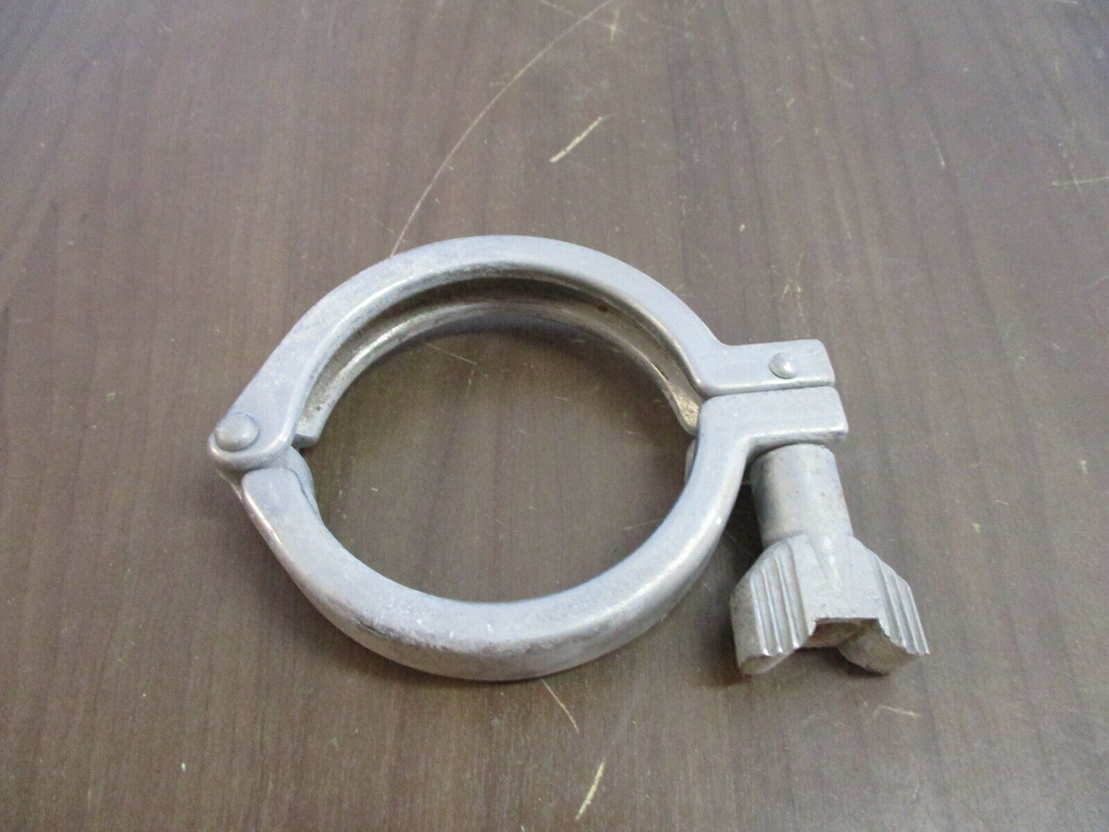 Misc. Brand Stainless Steel Sanitary Clamp Size: 3" Used