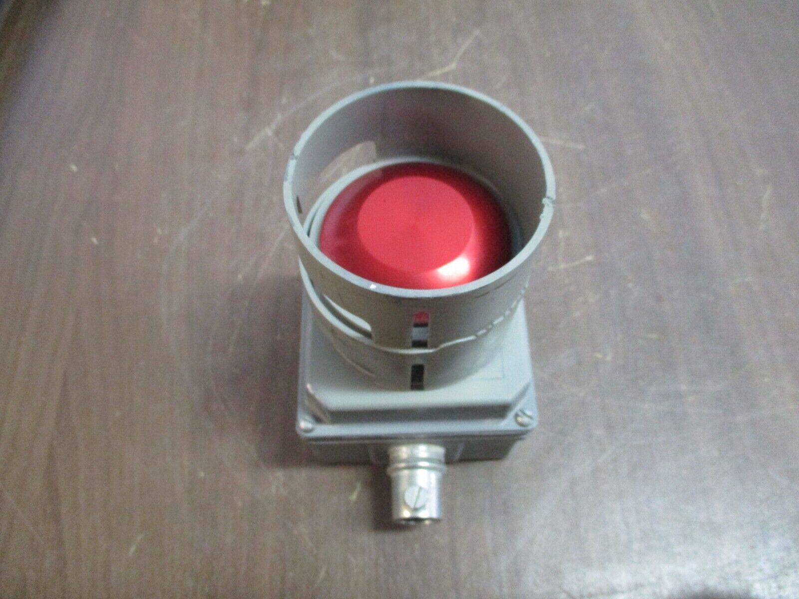 Misc. Brand Mushroom Head Push Button Size: 3" Red Used