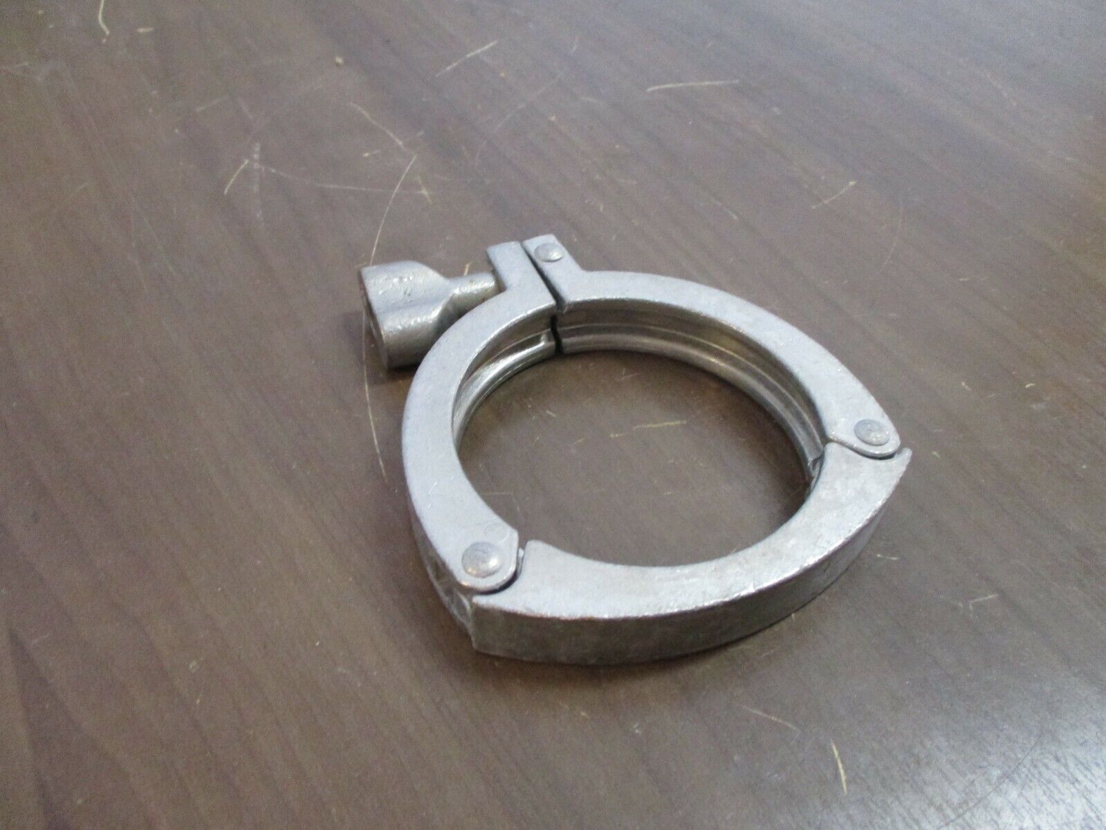 Misc. Brand Stainless Steel Sanitary Tri-Clamp Size: 3-1/4" Used