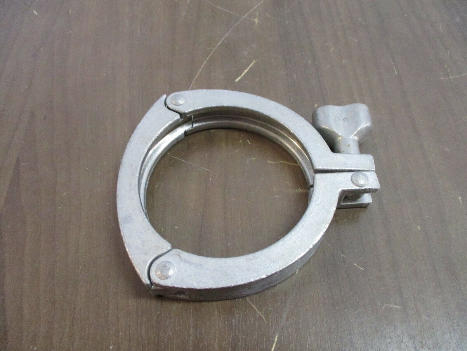 Misc. Brand Stainless Steel Sanitary Tri-Clamp Size: 3-1/4" Used