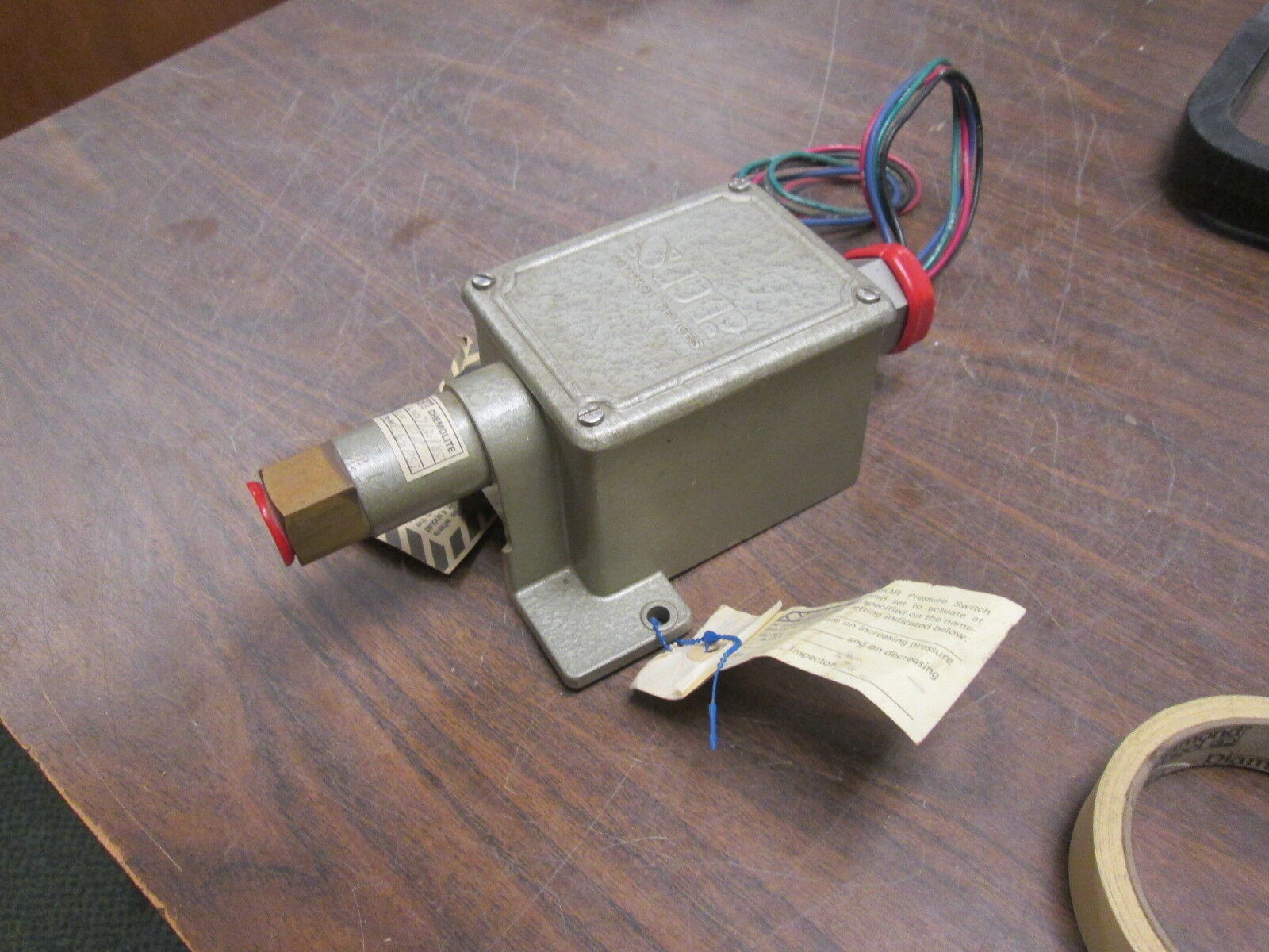 SOR Snap Switch for Hazardous Locations 500-121B 15A 480V Used