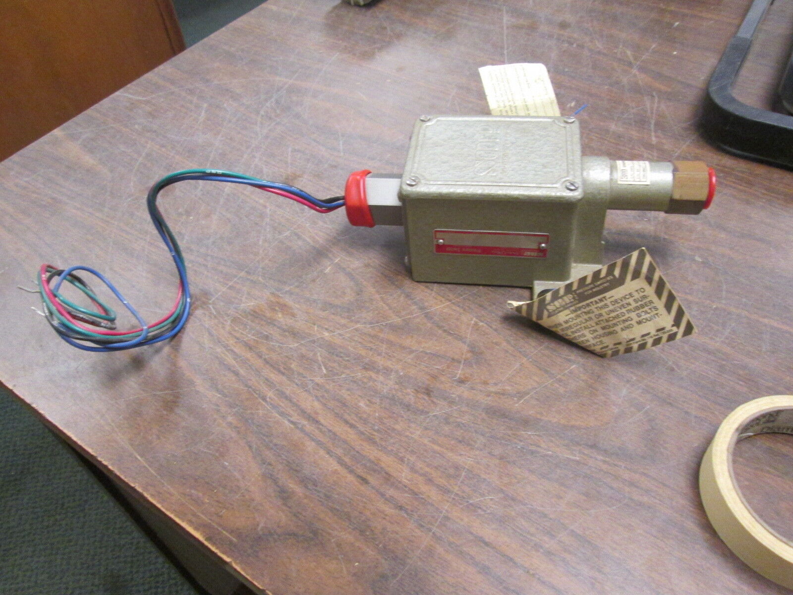 SOR Snap Switch for Hazardous Locations 500-121B 15A 480V Used