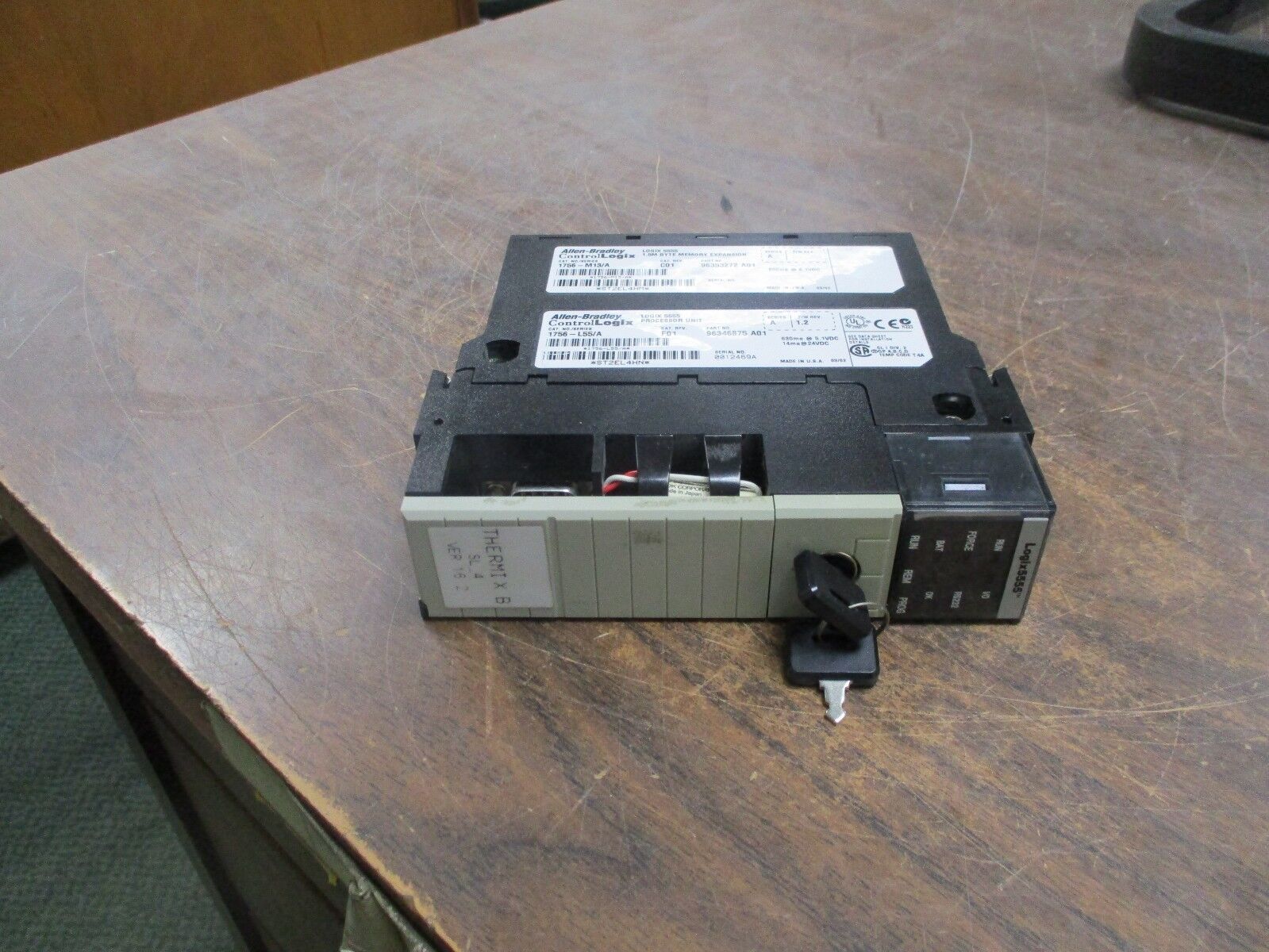 Allen-Bradley Logix 5555 Processor Unit & Memory Expansion 1756-M13/A 1756-L55/A