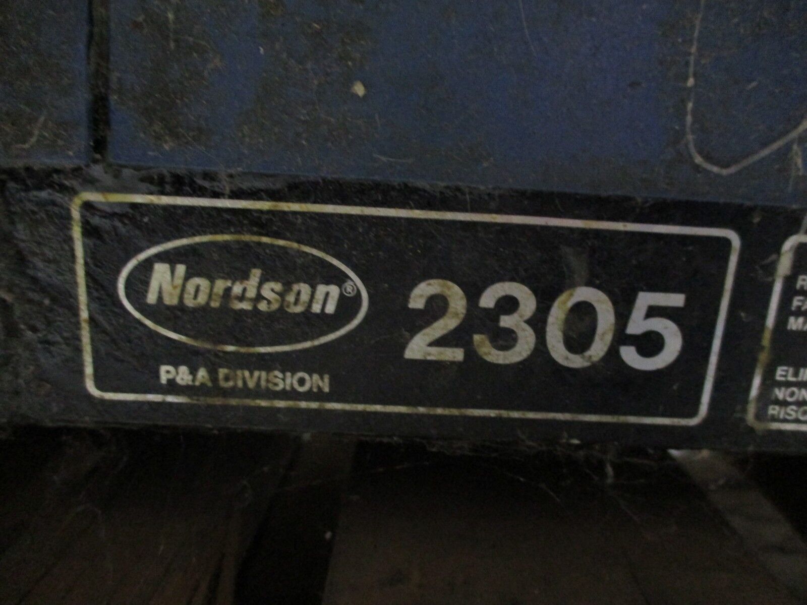 Nordson Hot Melt Adhesive Applicator 2305 200-230V 50/60Hz 1/3Ph 20A Used