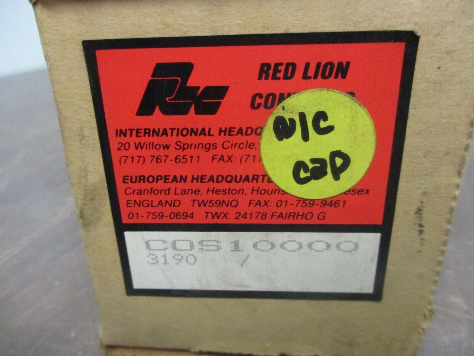 Red Lion Controls Clock Oscillator CO510000 New Surplus