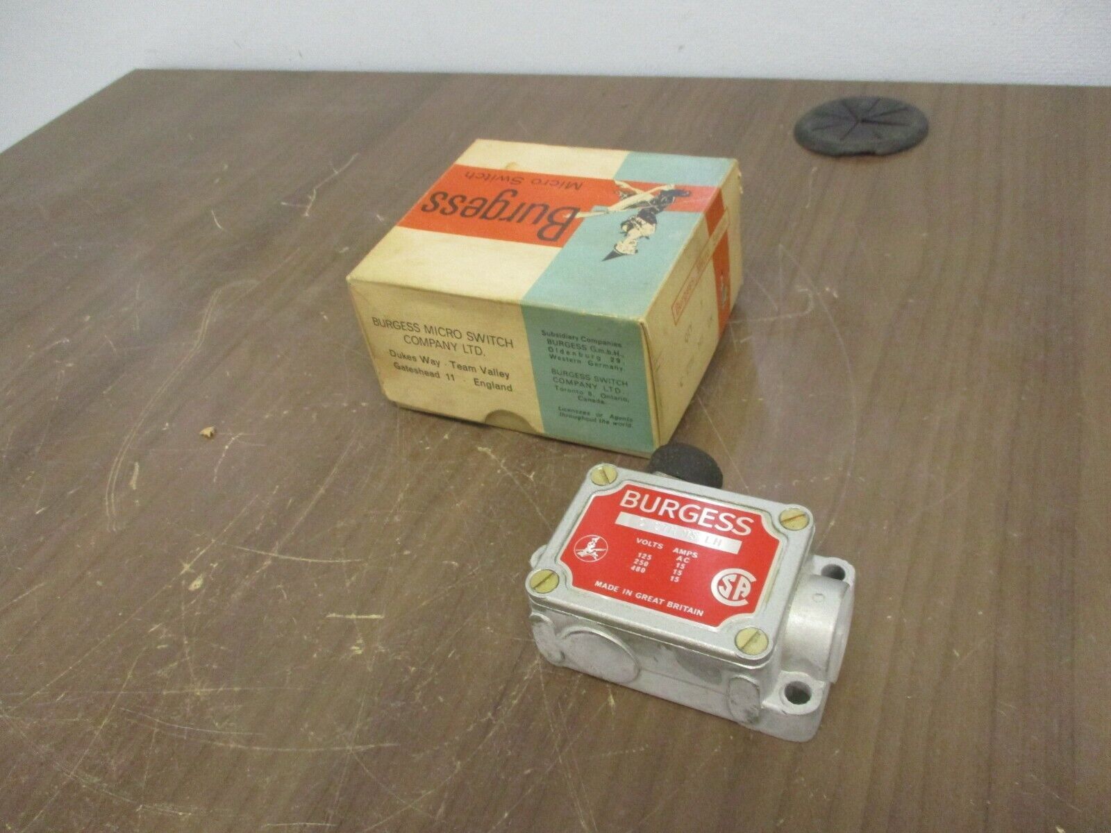 Burgess Micro Switch Limit Switch C CTH MS LH New Surplus