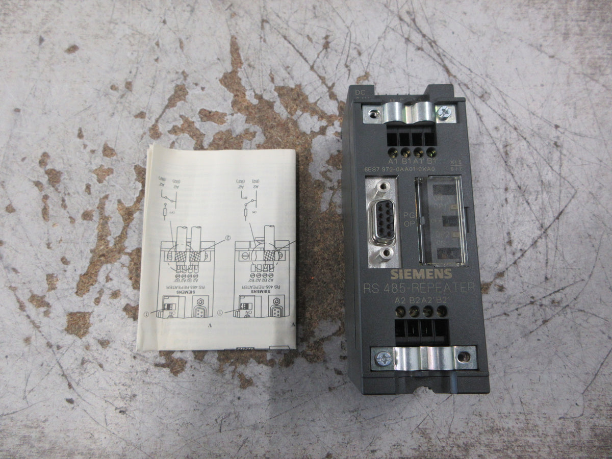 Siemens Simatic RS485 Repeater Module 6ES7 972-0AA01-0XA0 E-Stand: 04
