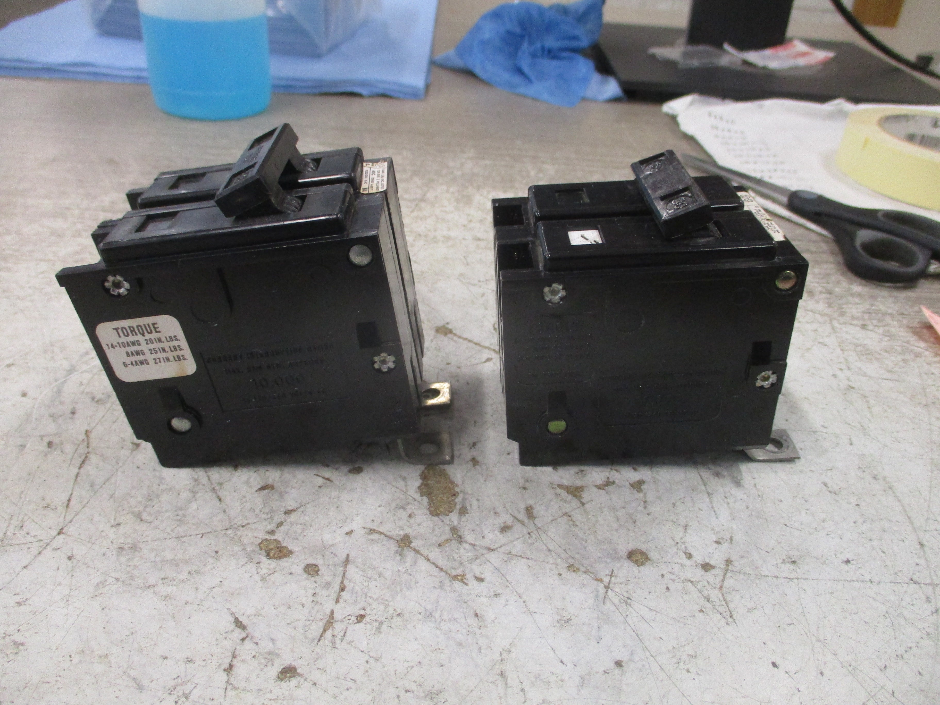 Westinghouse Type BA Bolt-On Circuit Breaker B230 30A 240V 2P *Lot of 2* Used