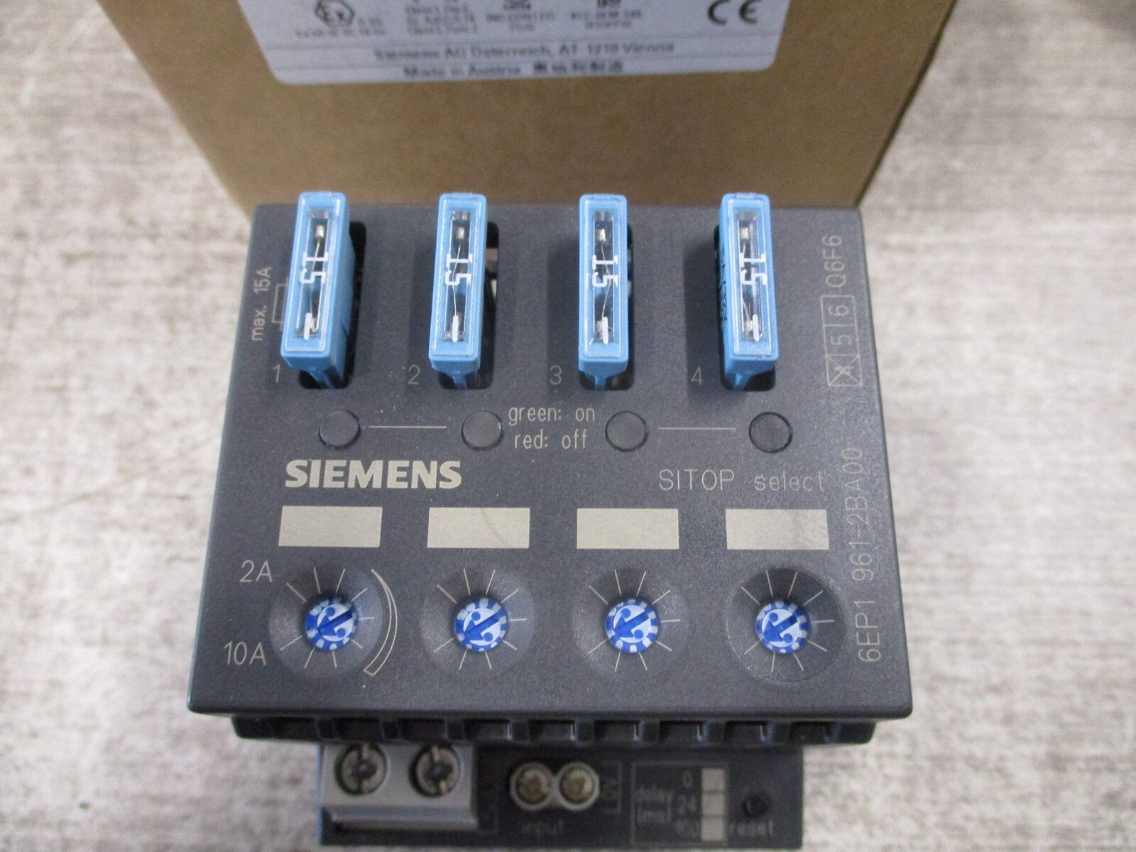 Siemens SITOP Select Diagnosis Module 6EP1 961-2BA00 New Surplus