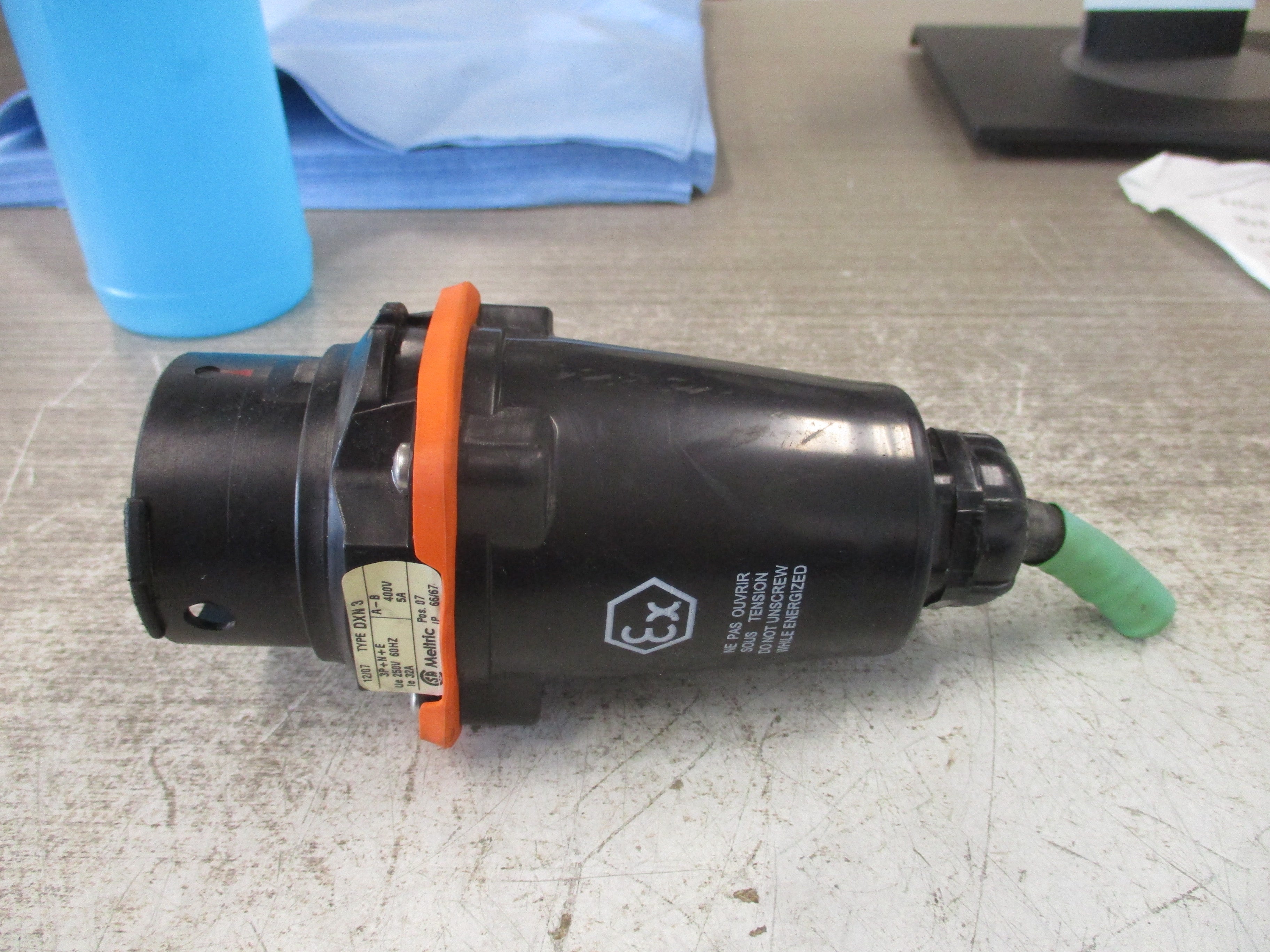 Meltric Receptacle DXN 3 32A 250V 60Hz Used