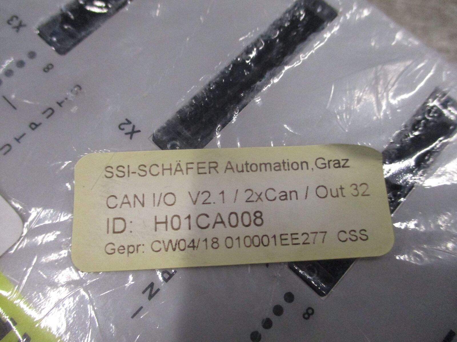 SSI Schafer Peem CAN I/O H01CA008 V2.1 * No Box * New Surplus