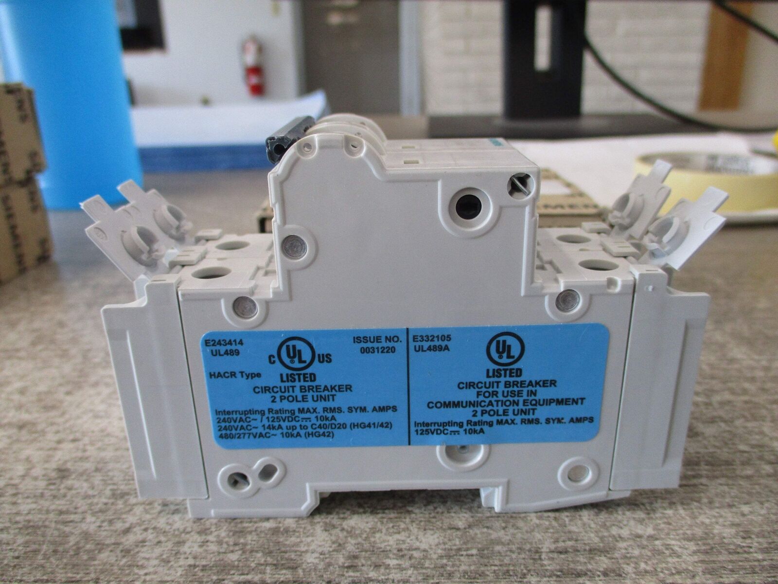 Siemens Circuit Breaker 5SJ4210-7HG41 10A 240V 2P New Surplus