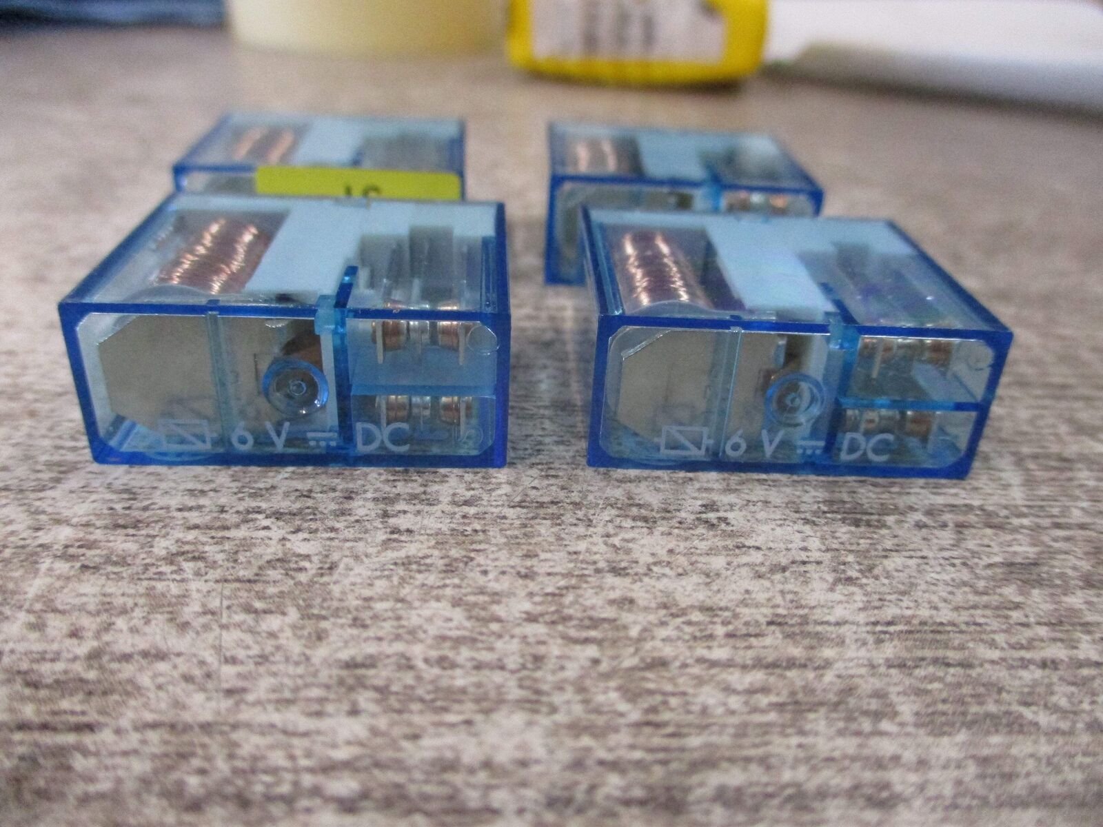 Finder Relay 40.52 6VDC Coil * Lot of 4 * Used