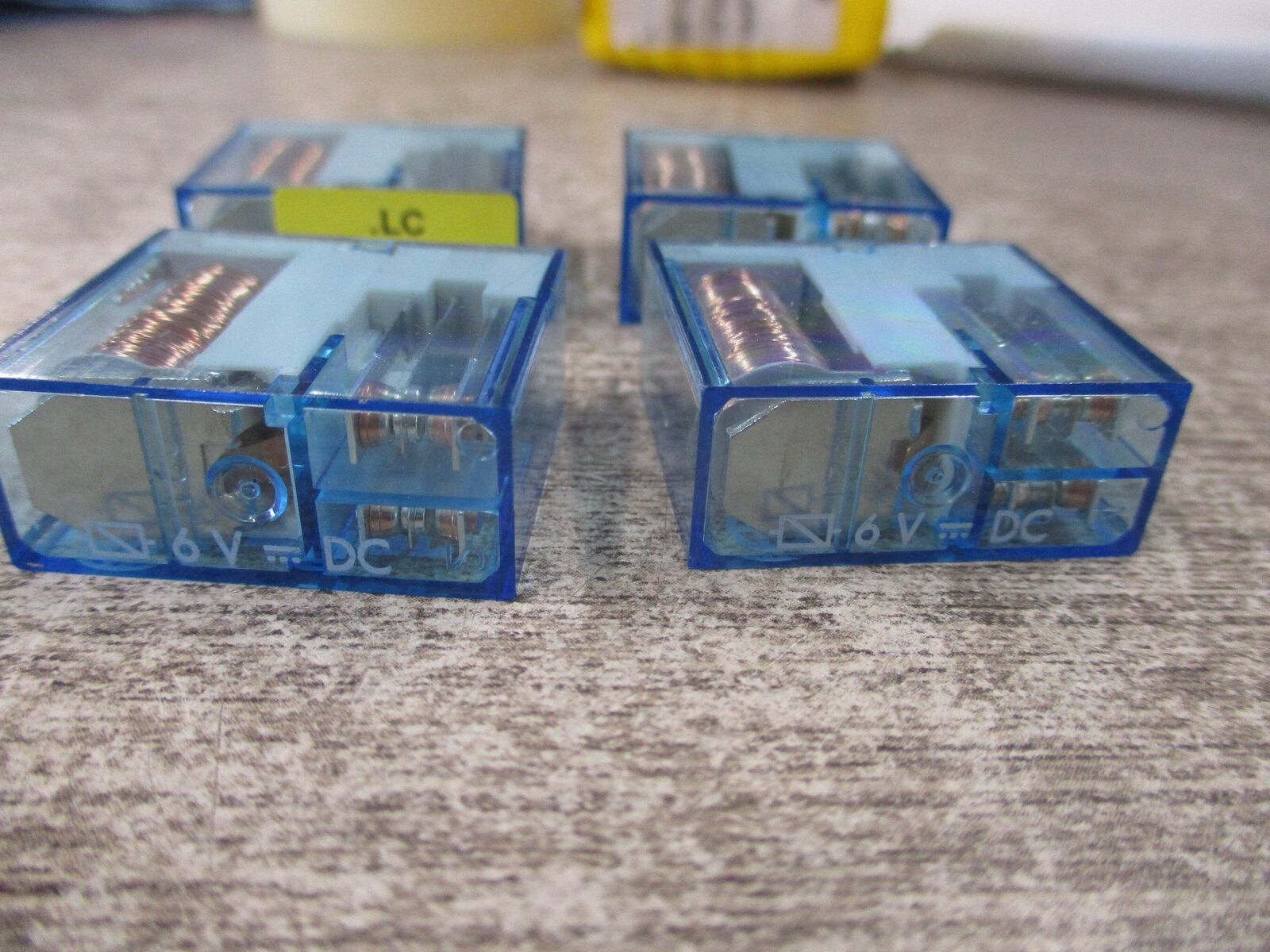 Finder Relay 40.52 6VDC Coil * Lot of 4 * Used