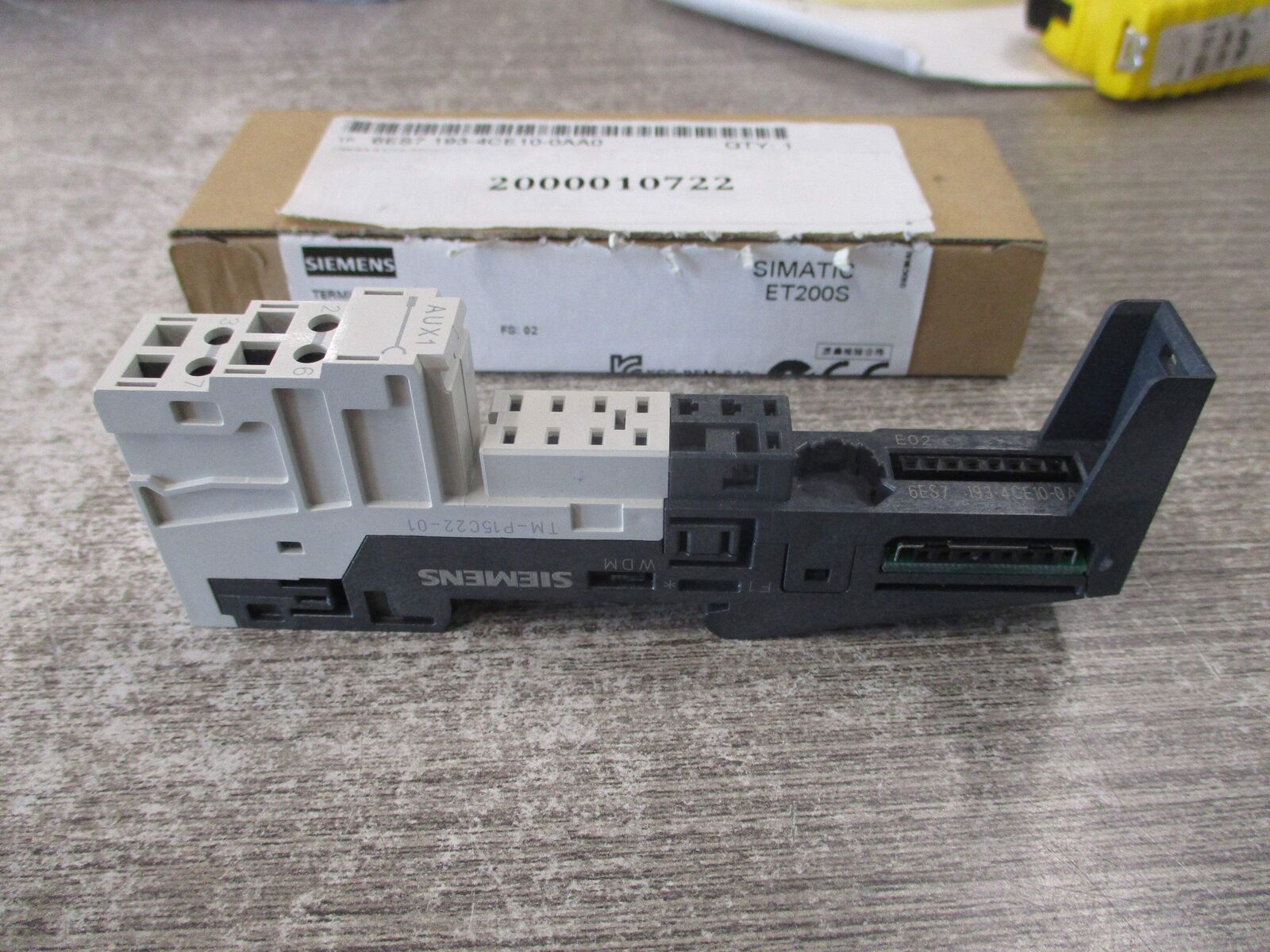 Siemens Simatic ET200S Terminal Module 6ES7 193-4CE10-0AA0 New Surplus