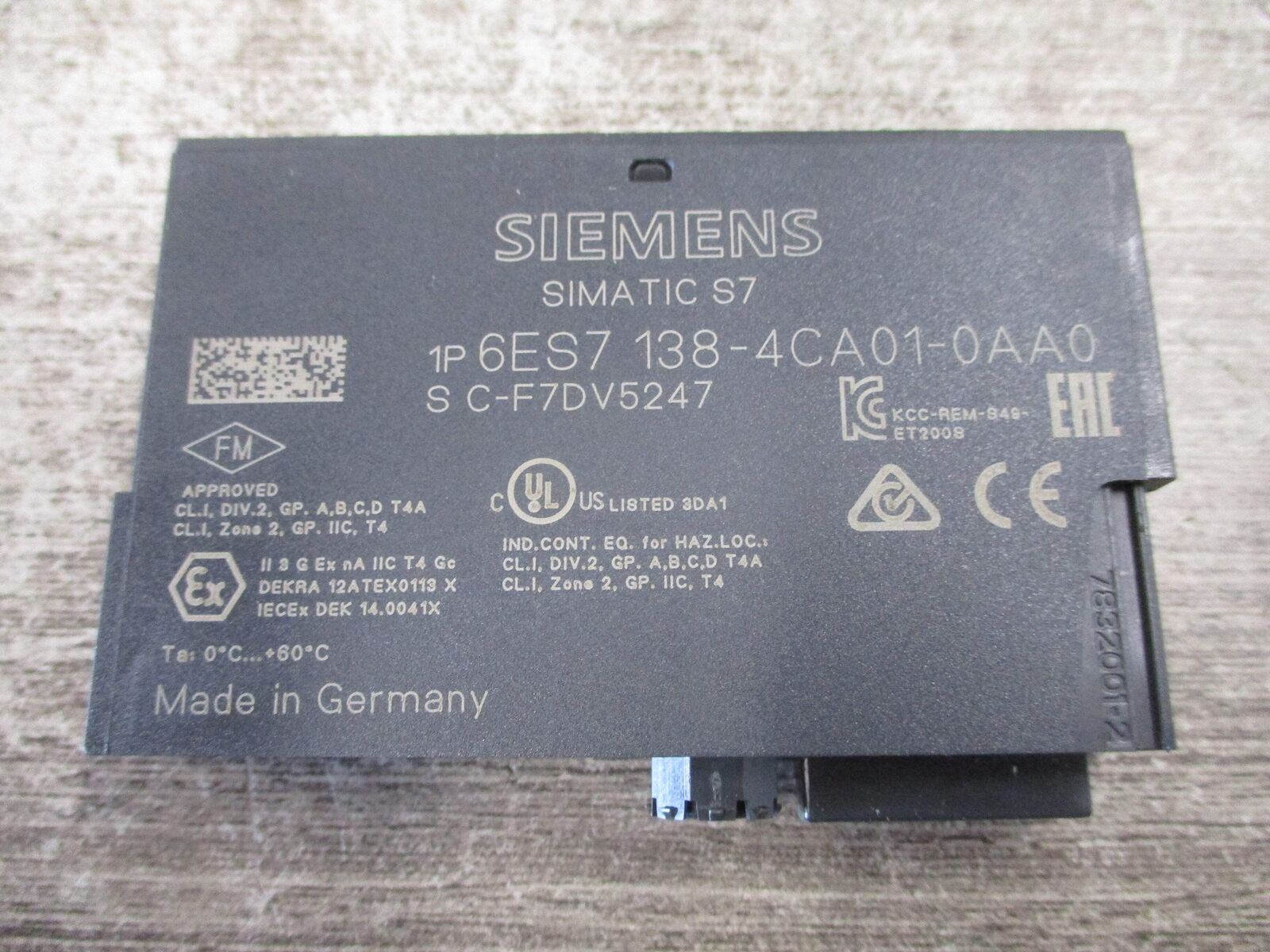 Siemens Simatic Power Module 6ES7 138-4CA01-0AA0 24VDC New Surplus
