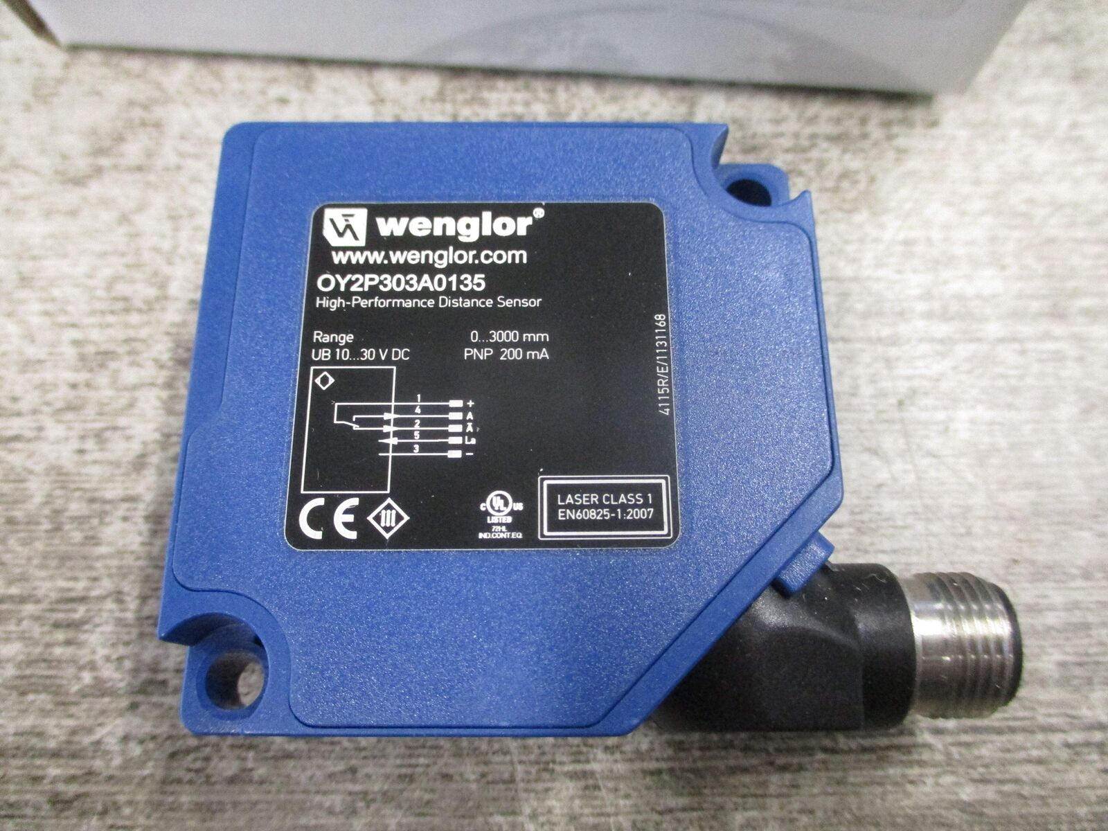 Wenglor Distance Sensor OY2P303A0135 New Surplus