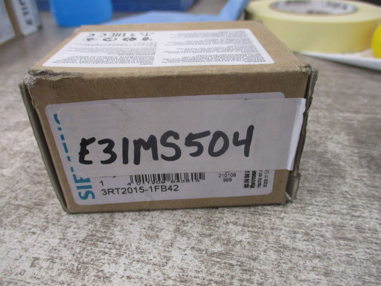 Siemens Contactor 3RT2015-1FB42 24VDC Coil New Surplus