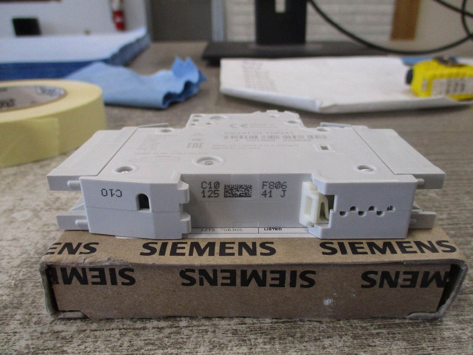 Siemens Circuit Breaker 5SJ4 110-7HG41 10A 1P New Surplus