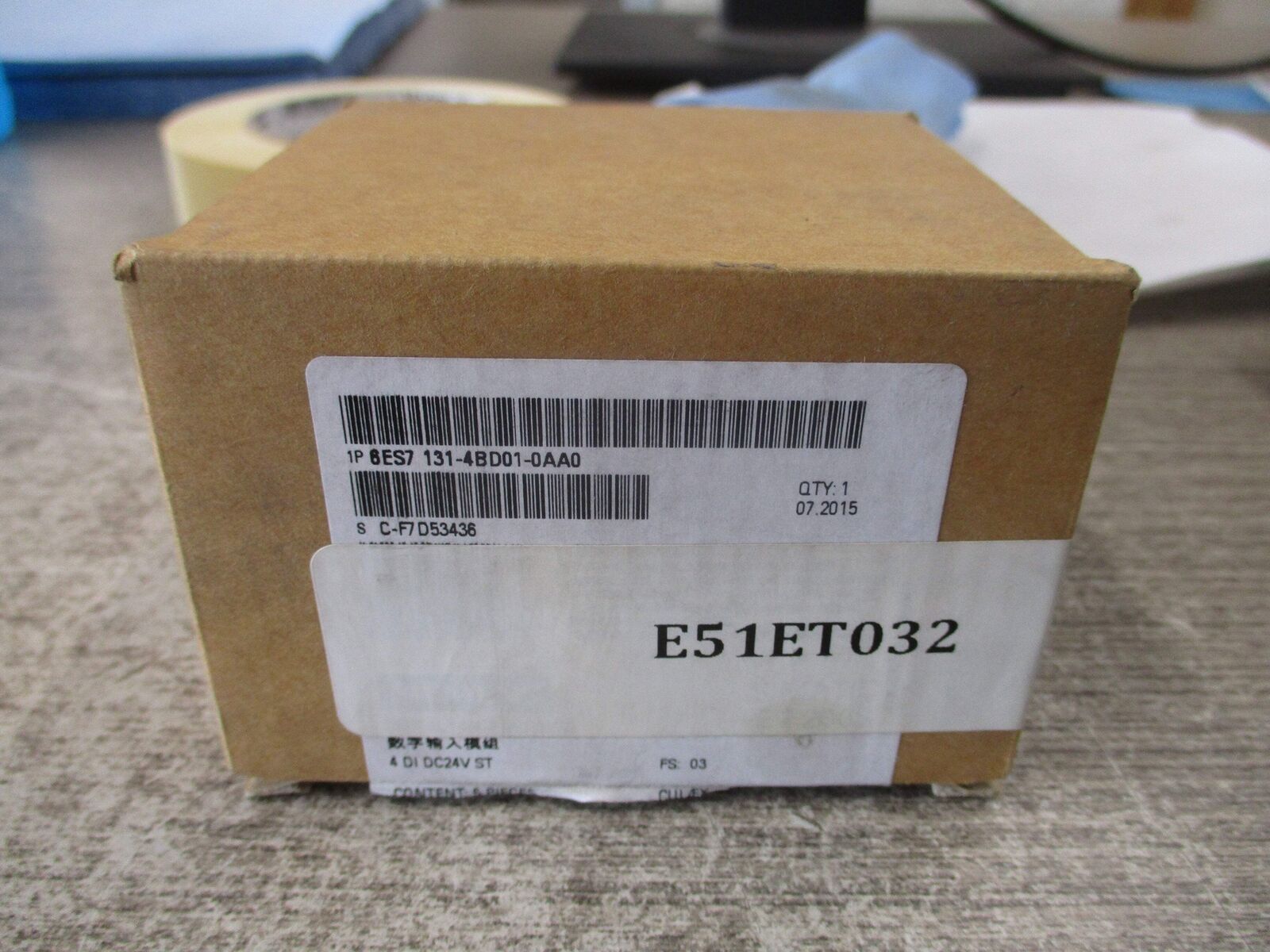 Siemens Simatic Digital Input Module 6ES7 131-4BD01-0AA0 4x DI 24V * Box of 5 *