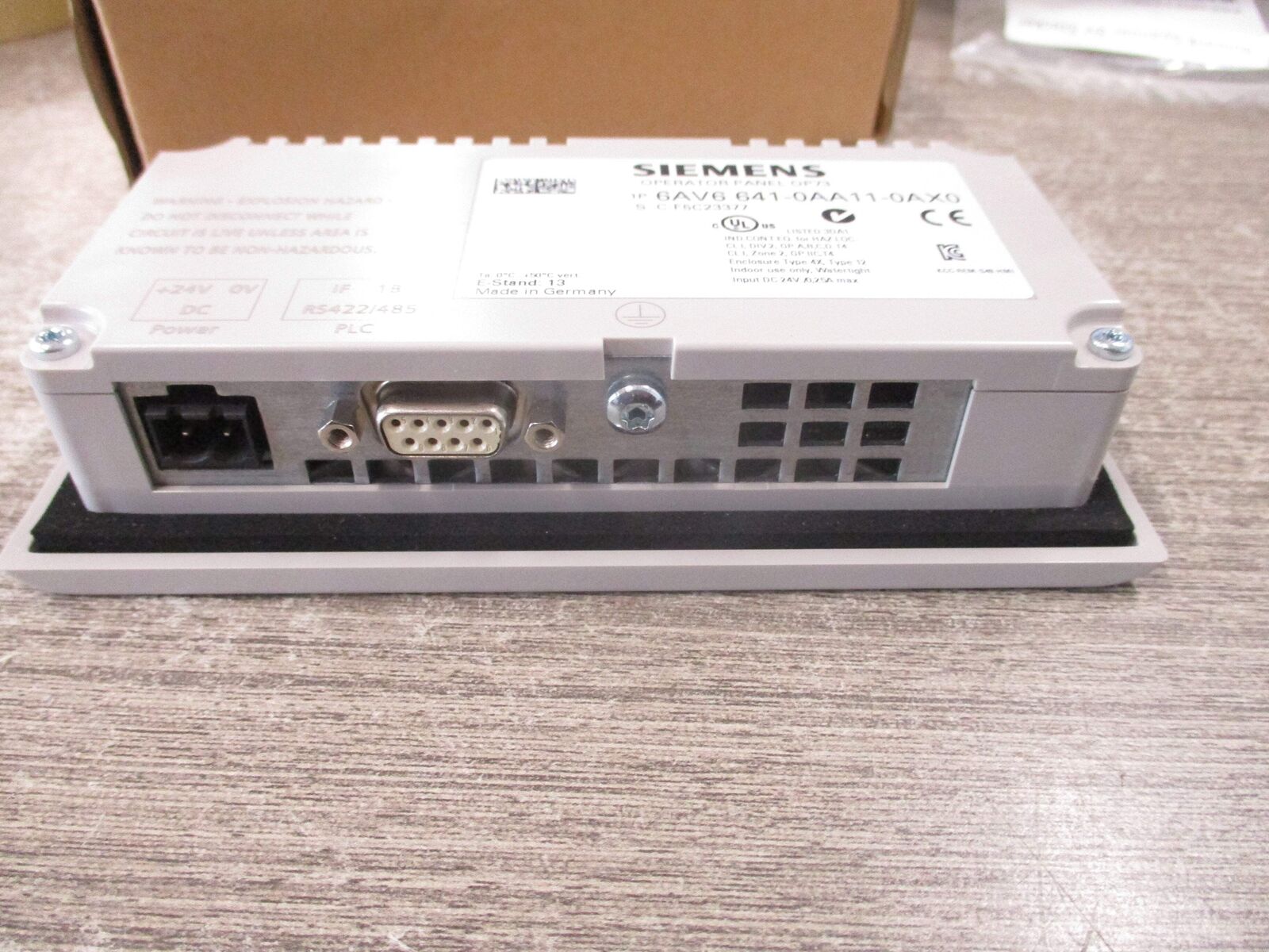Siemens Simatic OP73 Operator Panel 6AV6 641-0A11-0AX0 New Surplus