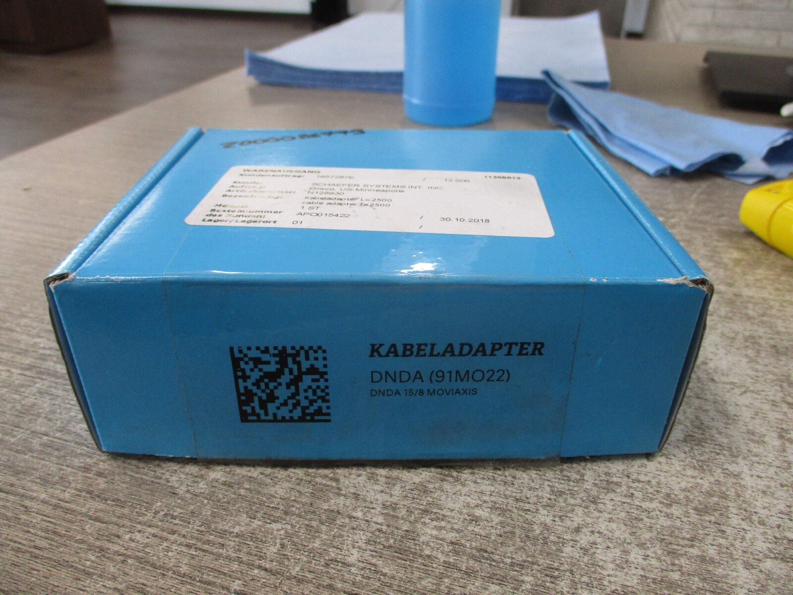 Dina DNDA 15/8 Moviaxis Cable Adapter 91MO22 New Surplus