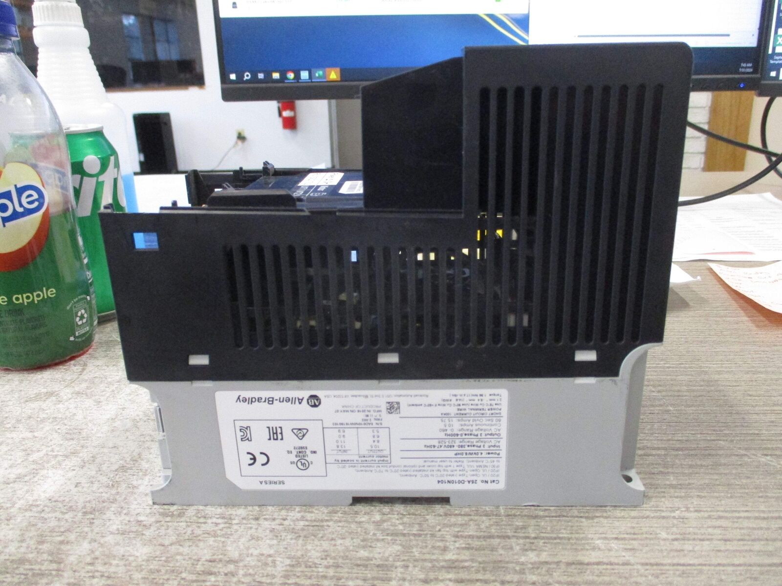 Allen-Bradley PowerFlex 523 AC Drive 25A-D010N104 5HP 3Ph Input: 380-480V / 47-6